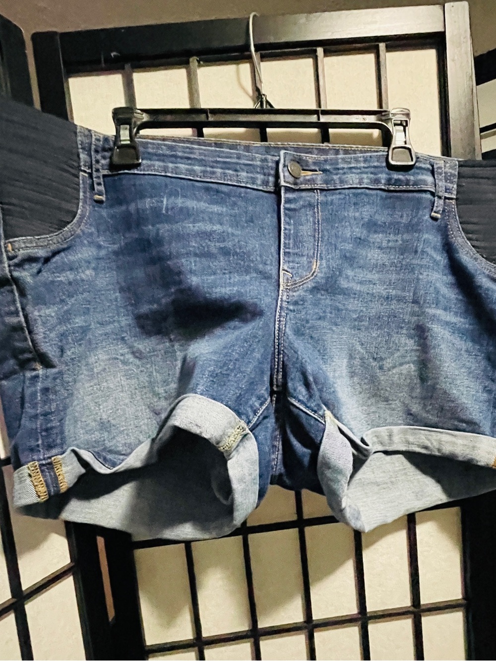 Old Navy Roll-Cuff Denim Shorts - Blue